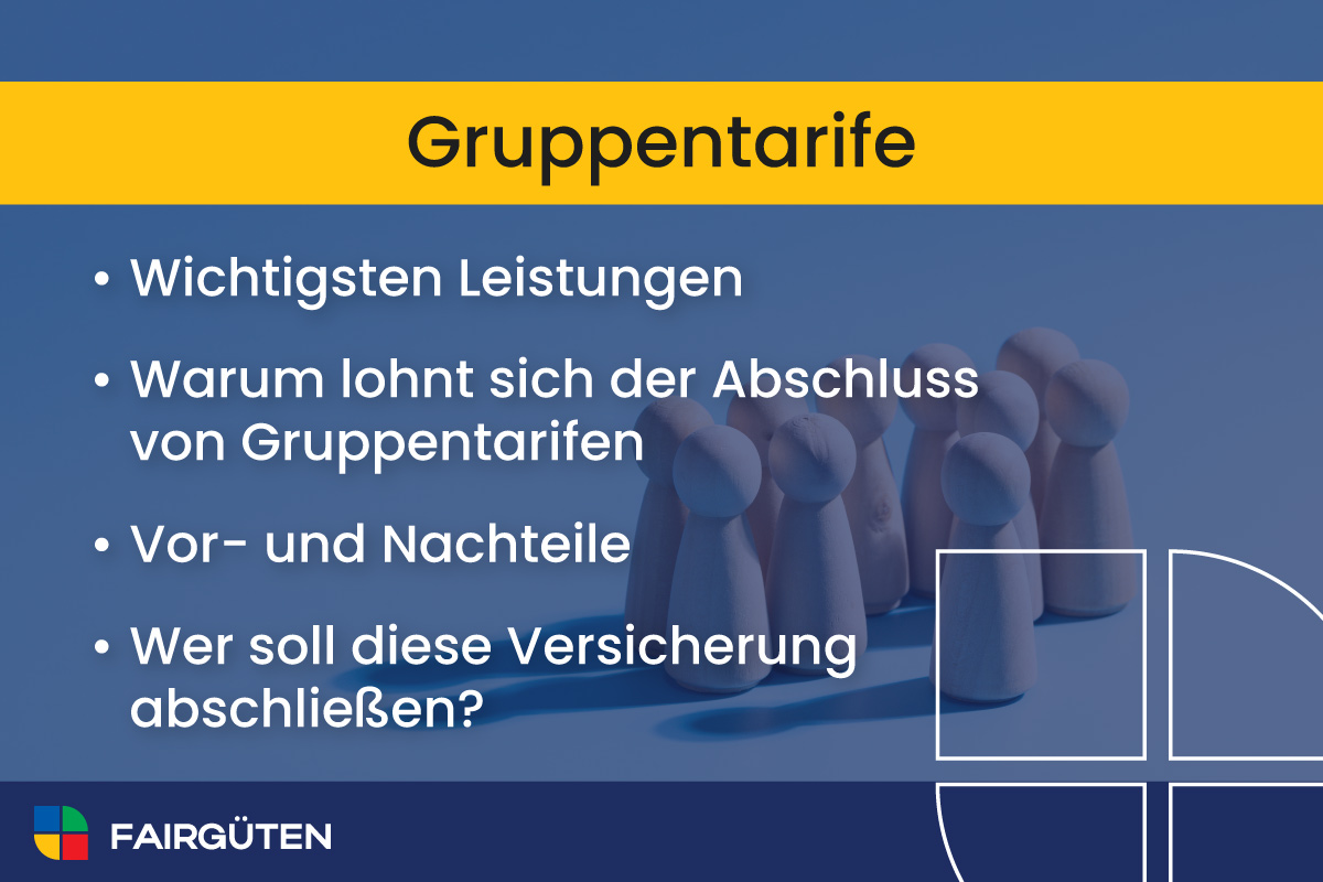 Gruppentarife: Vor- und Nachteile, wichtigsten Leistungen und warum lohnt sich der Abschluss von Gruppentarifen