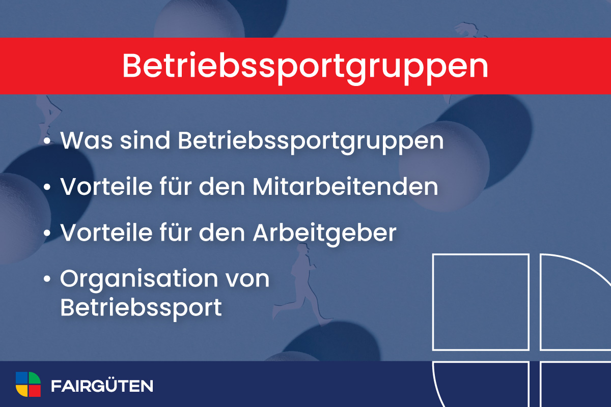 Betriebssportgruppen: Definition, Vorteile für Mitarbeitende und Arbeitgeber und Organisation von Betriebssport