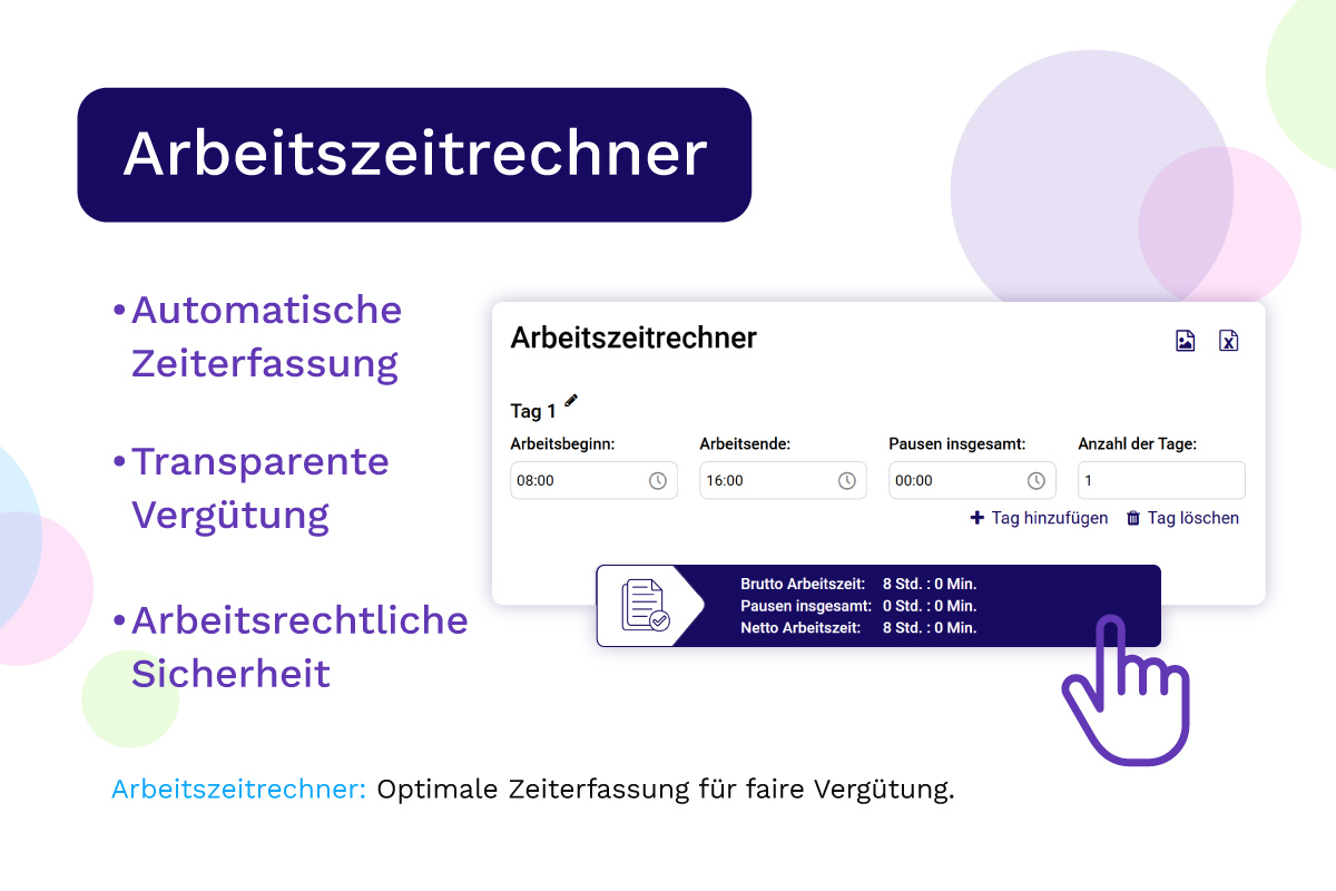Arbeitszeitrechner: Digital und effizient - Jetzt online kostenlos berechnen