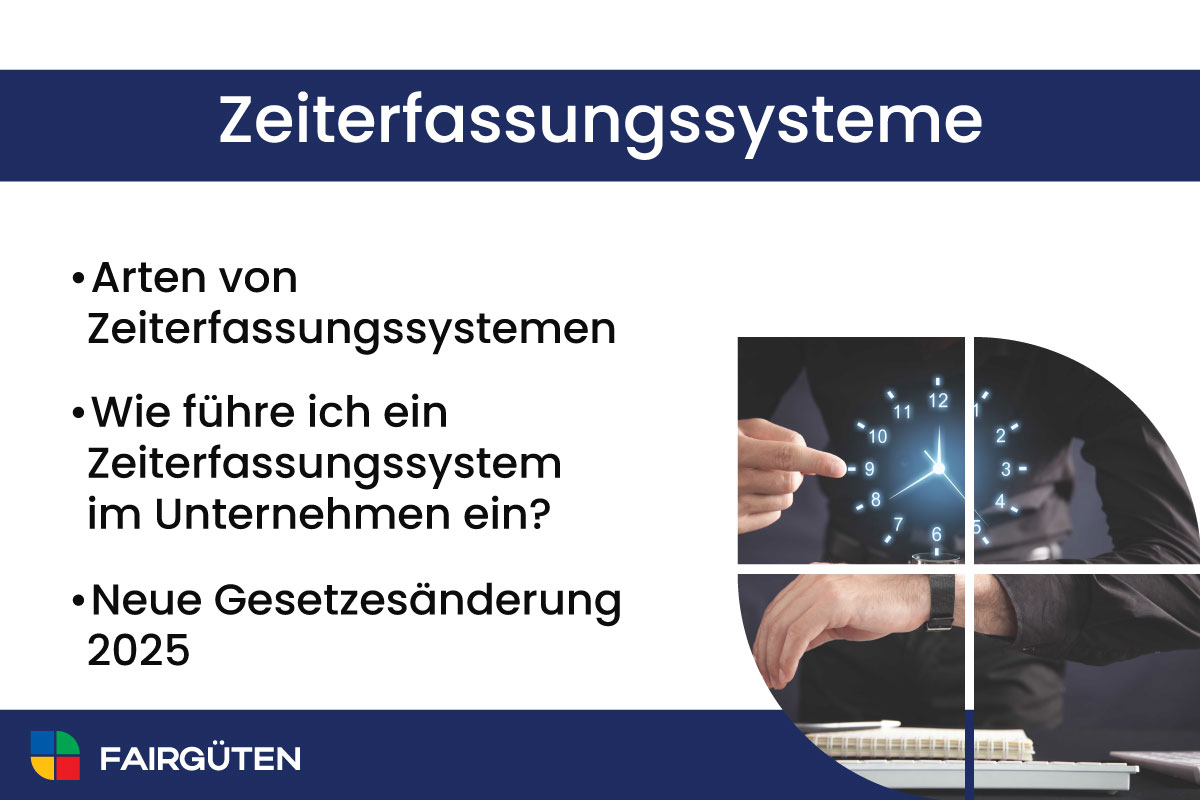 Zeiterfassungssysteme: Arten von Zeiterfassungssystemen und neue Gesetzesänderung 2025